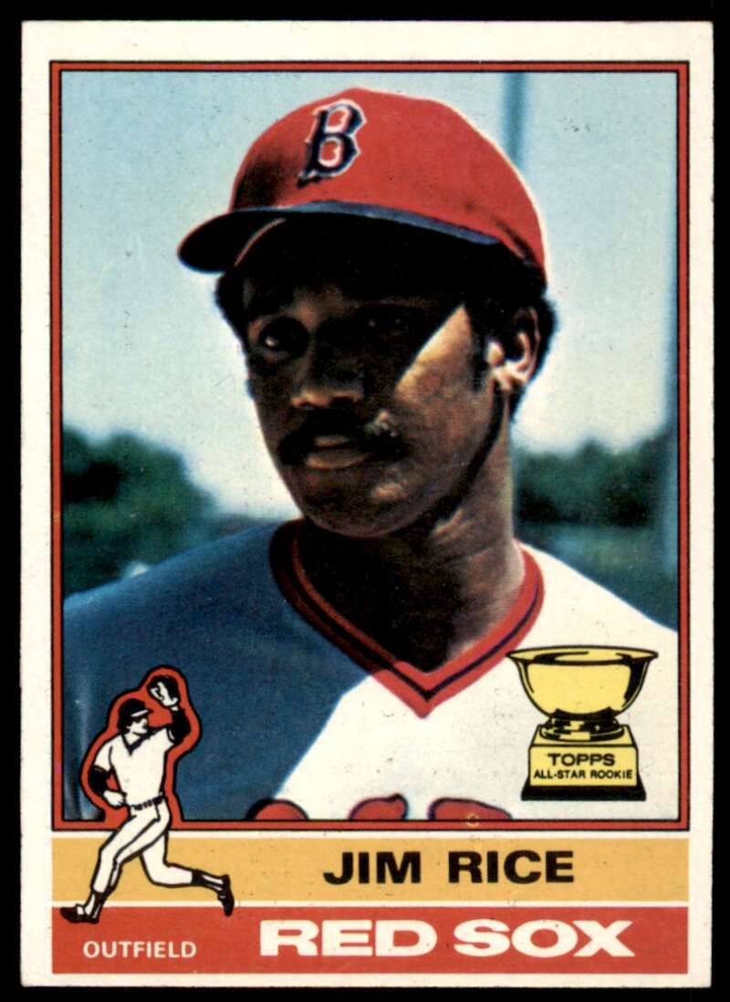 Jim Rice Card 1976 Topps #340 Image 1