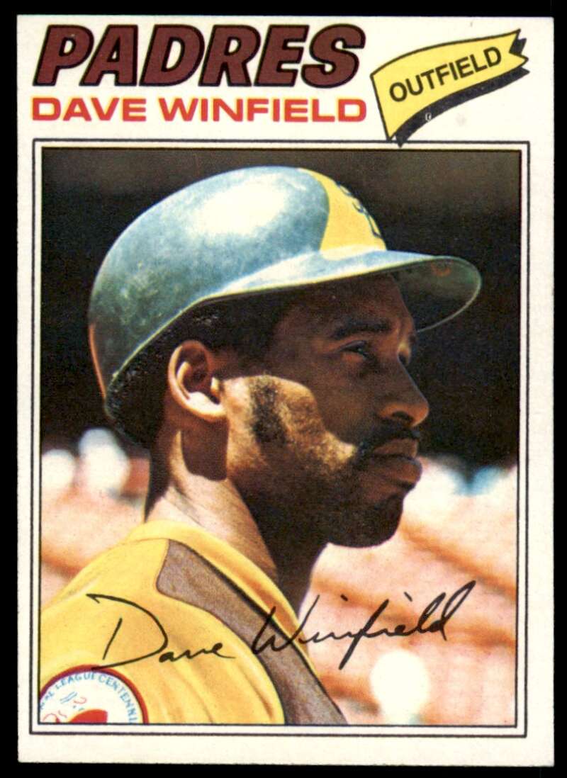 Dave Winfield Card 1977 Topps #390 Image 1