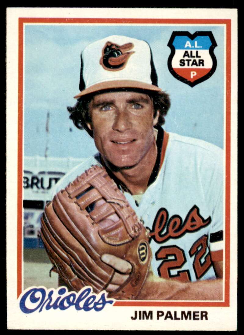 Jim Palmer Card 1978 Topps #160 Image 1