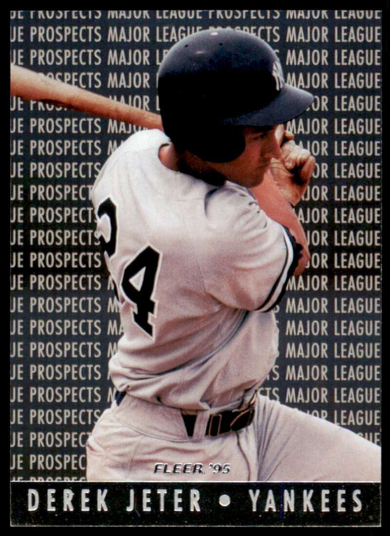 Derek Jeter Card 1995 Fleer Major League Prospects #7A Image 1