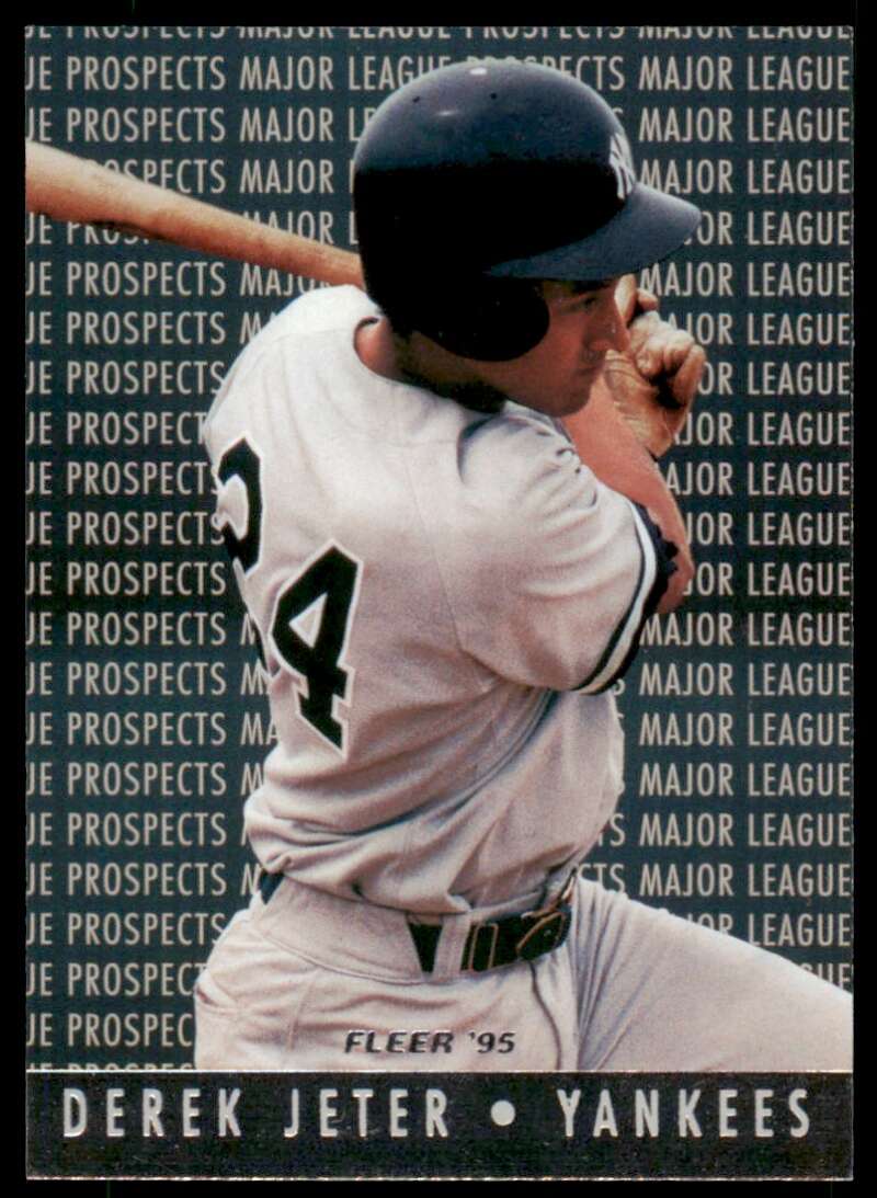 Derek Jeter Card 1995 Fleer Major League Prospects #7A Image 1