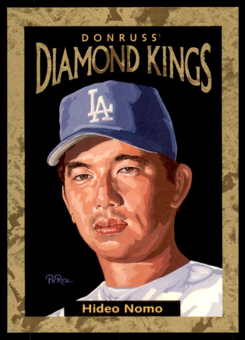 Hideo Nomo Card 1996 Donruss Diamond Kings #DK-27 Image 1