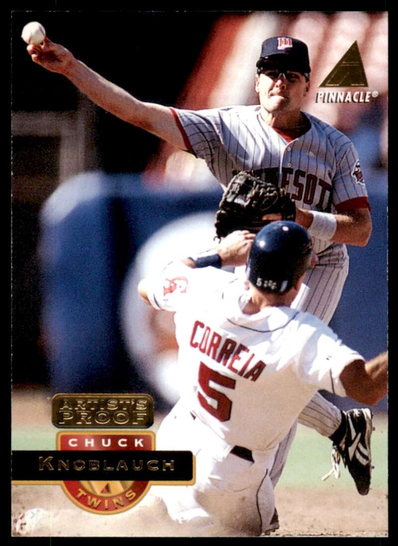 Chuck Knoblauch Card 1994 Pinnacle Artists Proof #83 Image 1