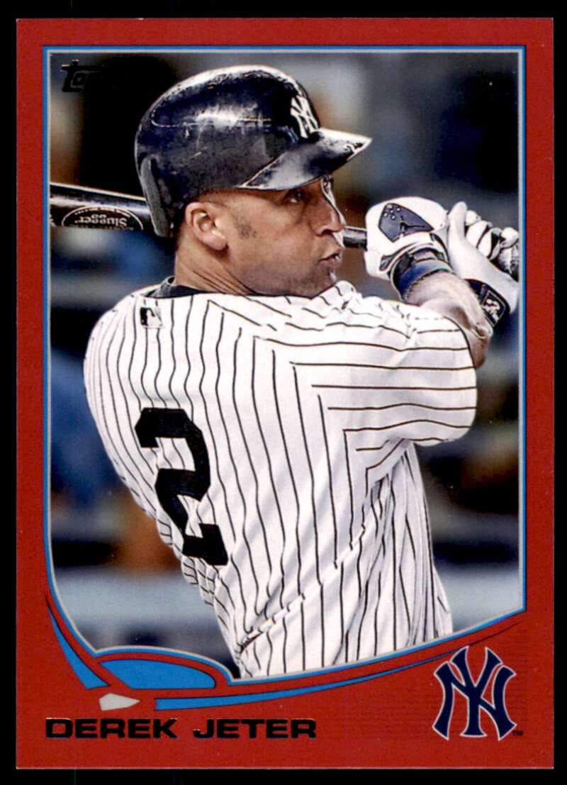 Derek Jeter Card 2013 Topps Target Red Border #2 Image 1