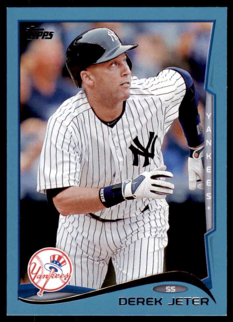 Derek Jeter Card 2014 Topps Wal-Mart Blue #200 Image 1