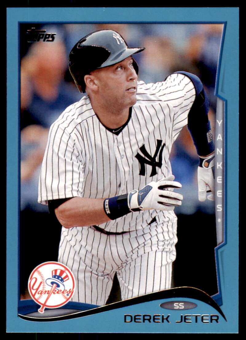 Derek Jeter Card 2014 Topps Wal-Mart Blue #200 Image 1