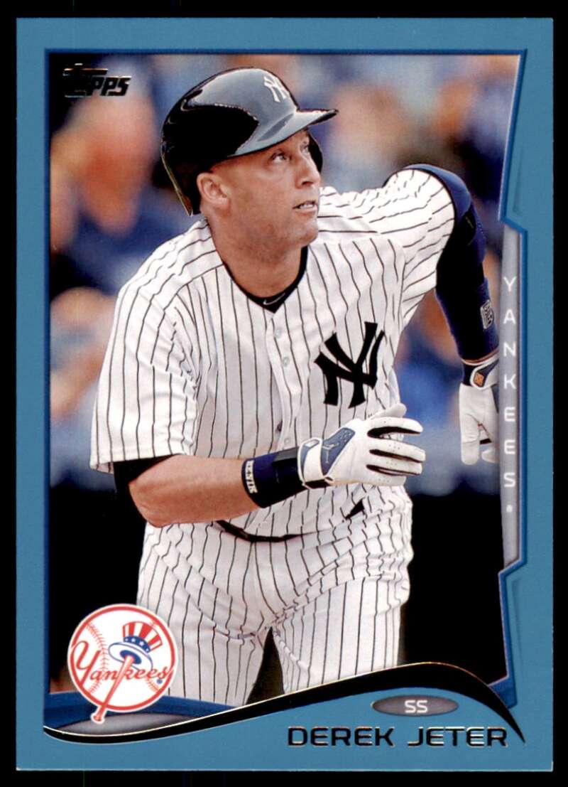 Derek Jeter Card 2014 Topps Wal-Mart Blue #200 Image 1