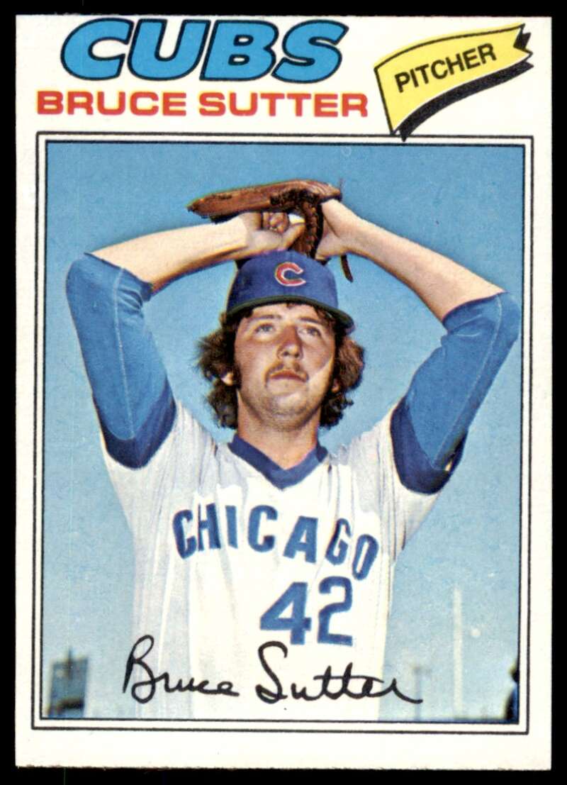 Bruce Sutter Rookie Card 1977 Topps #144 Image 1