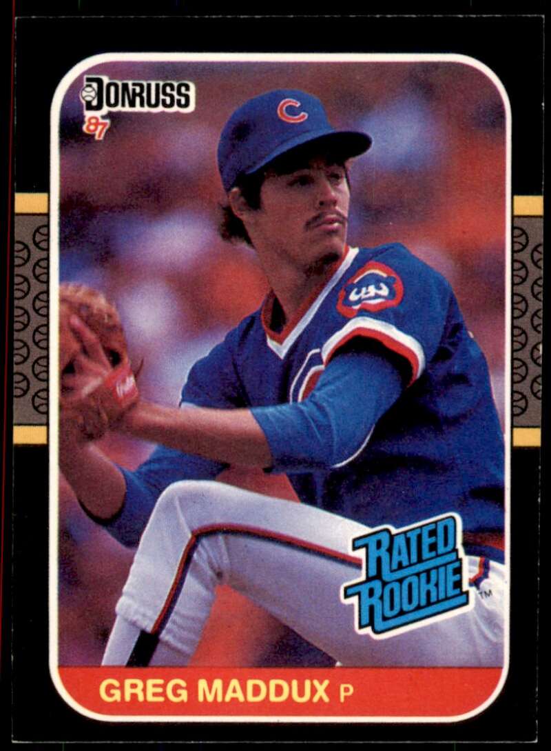 Greg Maddux Rookie Card 1987 Donruss #36 Image 1