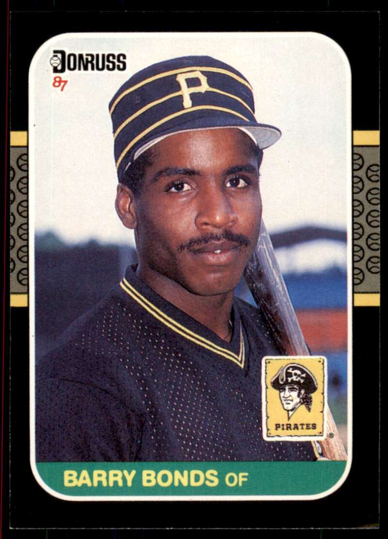 Barry Bonds Rookie Card 1987 Donruss #361 Image 1