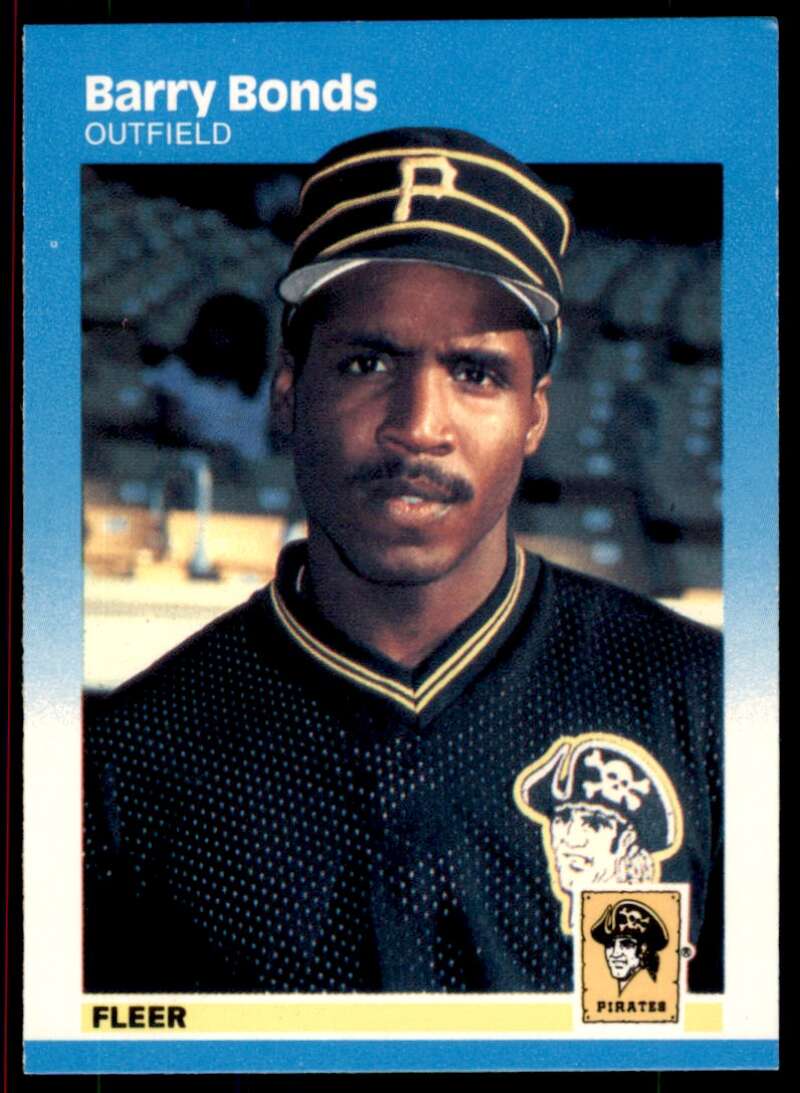 Barry Bonds Rookie Card 1987 Fleer #604 Image 1