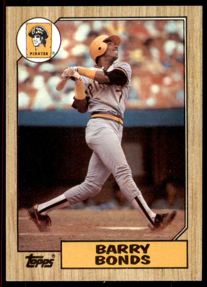 Barry Bonds Rookie Card 1987 Topps #320 Image 1