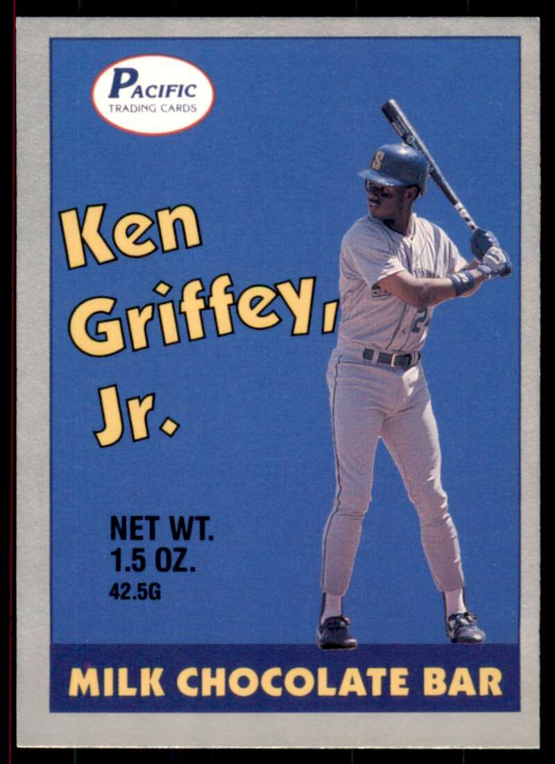 Ken Griffey Jr. Rookie Card 1989 Pacific Ken Griffey Jr. Candy Bar Blue #NNO Image 1