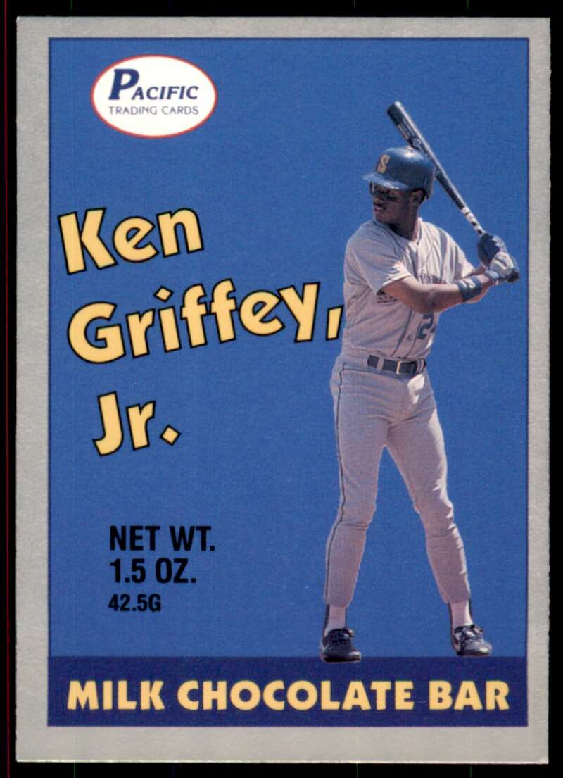 Ken Griffey Jr. Rookie Card 1989 Pacific Ken Griffey Jr. Candy Bar Blue #NNO Image 1