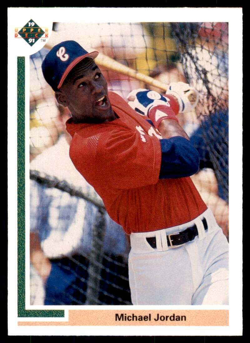 Michael Jordan Baseball Rookie Card 1991 Upper Deck #sp1 Image 1