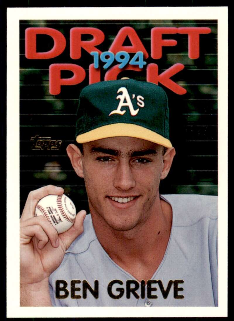 Ben Grieve Rookie Card 1995 Topps #212 Image 1