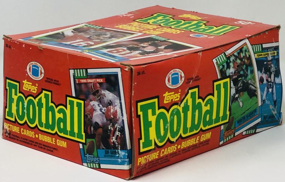 1990 Topps Football Box Image 2