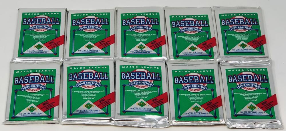 150 Card 1990 Upper Deck Ken Griffey Jr 2nd Year Sammy Sosa Rookie 10 Pack Lot
 Image 2