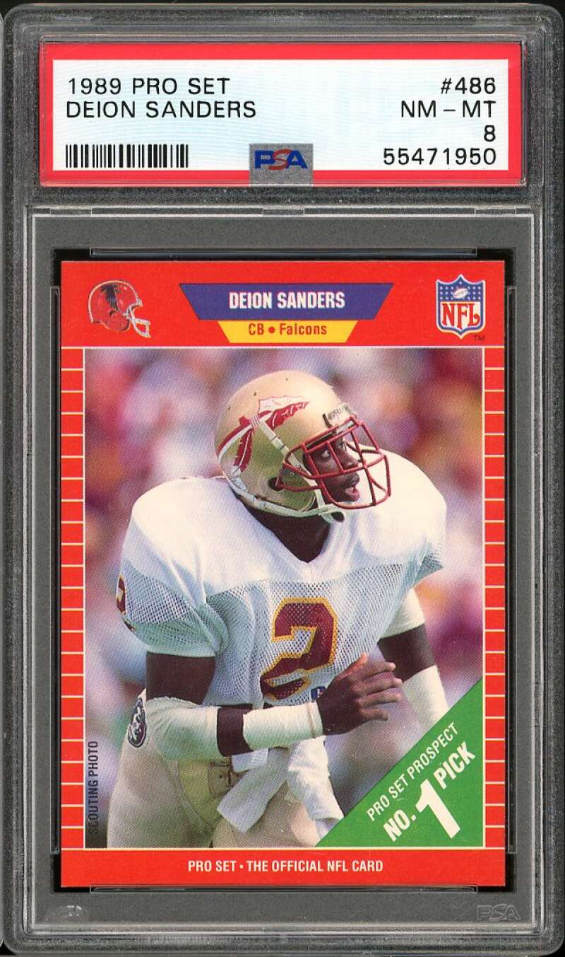 Deion Sanders Rookie Card 1989 Pro Set #486