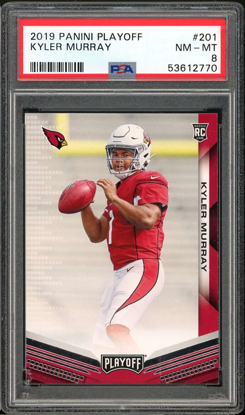 Kyler Murray Rookie Card 2019 Panini Playoff #201 PSA 8 Image 1