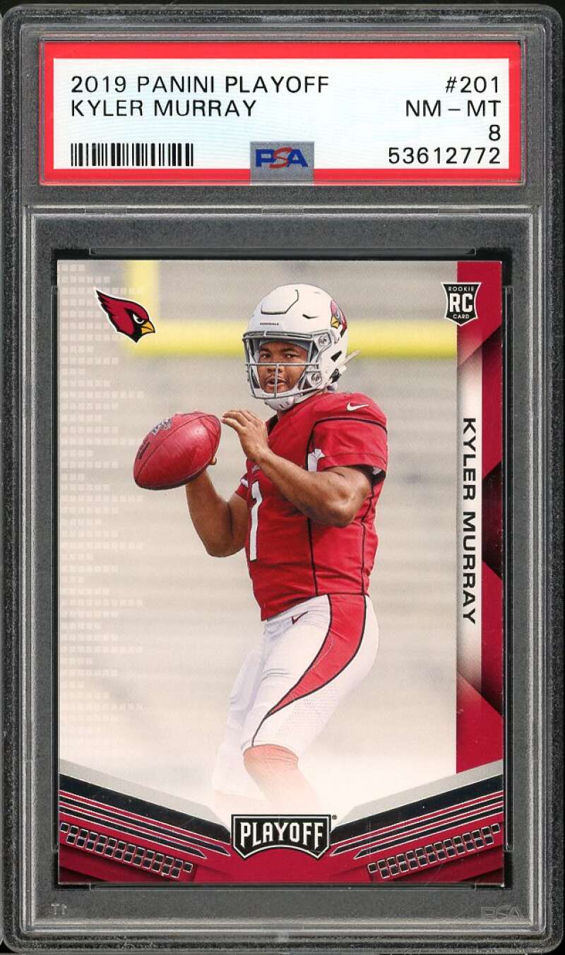 Kyler Murray Rookie Card 2019 Panini Playoff #201 PSA 8