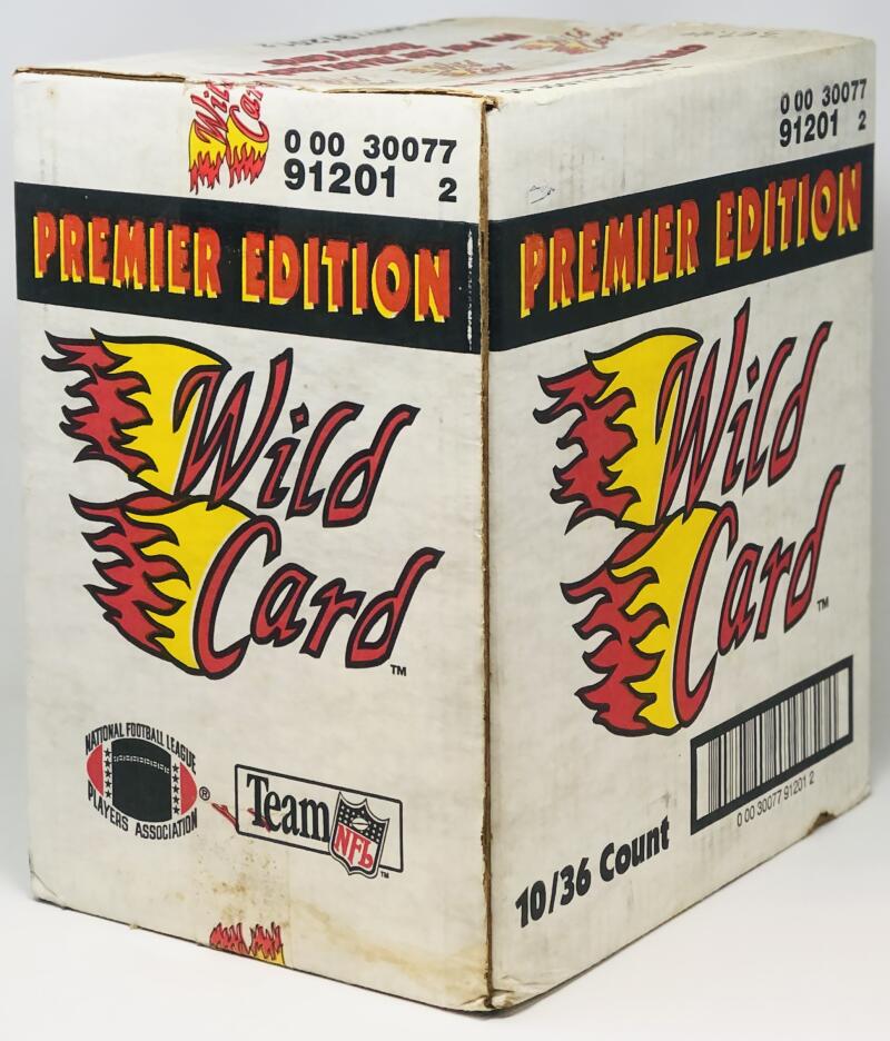 1991 Wild Card Premier Edition Football Factory Case Image 1