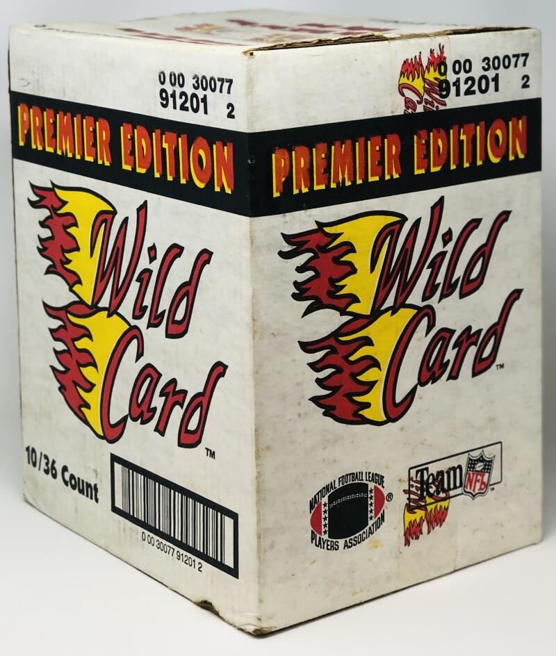 1991 Wild Card Premier Edition Football Factory Case Image 2
