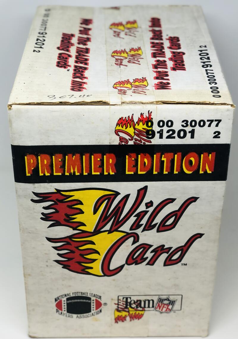 1991 Wild Card Premier Edition Football Factory Case Image 3