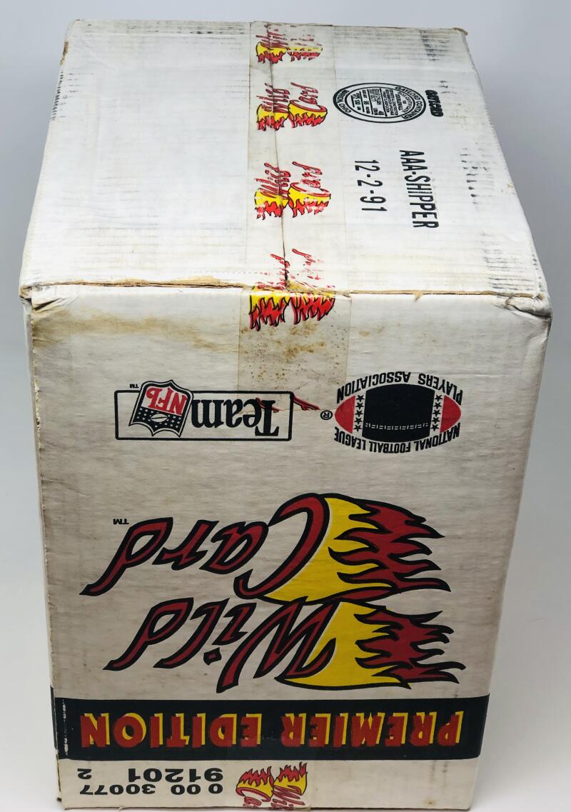 1991 Wild Card Premier Edition Football Factory Case Image 4