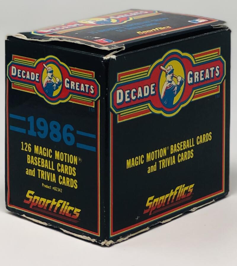 1986 Sportflics Decade Greats Baseball Set Image 1