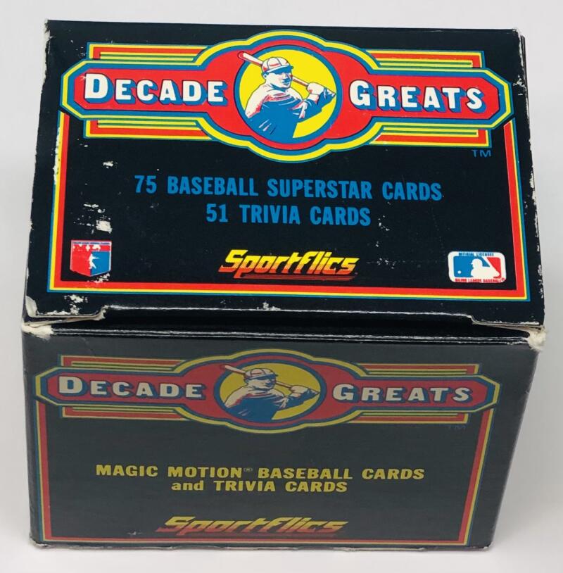 1986 Sportflics Decade Greats Baseball Set Image 4