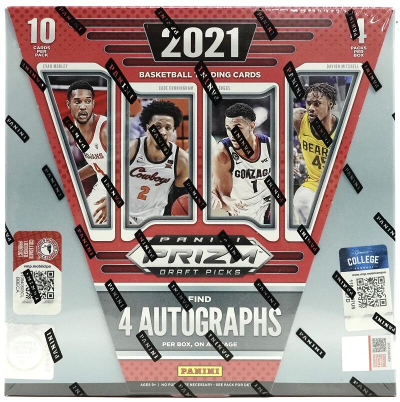 2021-22 Panini Prizm Draft Picks Basketball Hobby Box Image 1