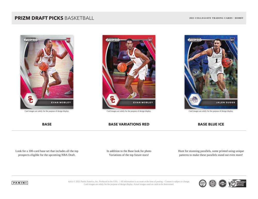 2021-22 Panini Prizm Draft Picks Basketball Hobby Box Image 3