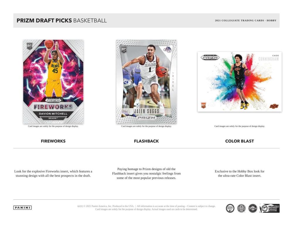 2021-22 Panini Prizm Draft Picks Basketball Hobby Box Image 4