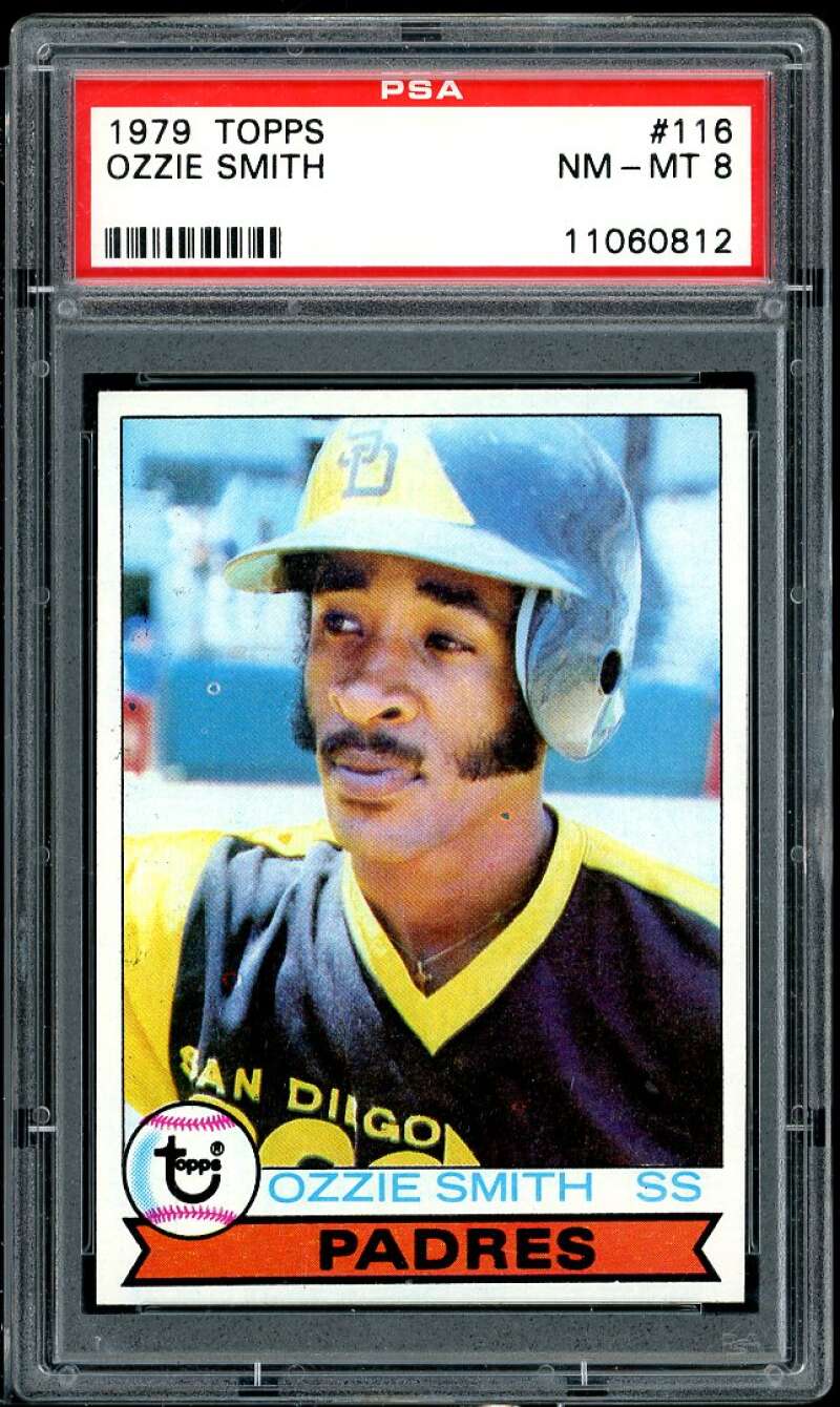 Ozzie Smith Rookie Card 1979 Topps #116 PSA 8 (centered) Image 1