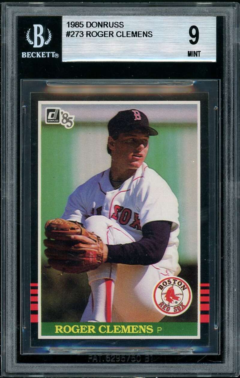 Roger Clemens Rookie Card 1985 Donruss #273 BGS 9 (9 9.5 9.5 8.5) Image 1