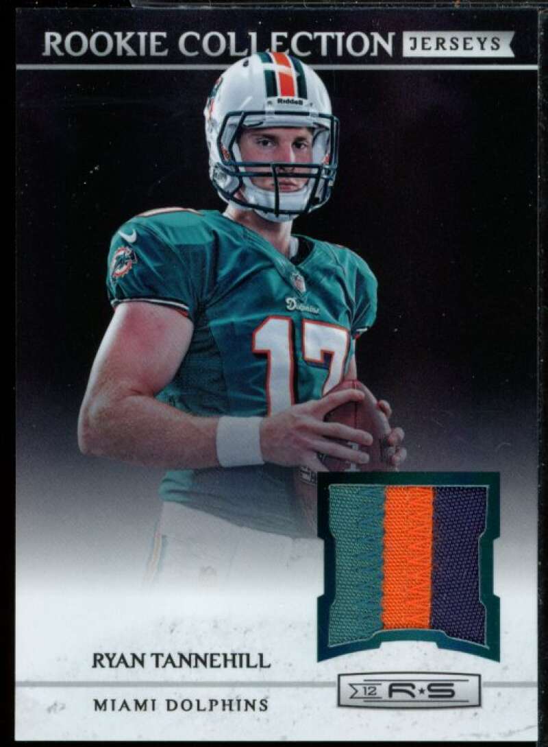 Ryan Tannehill Card 2012 Rookies and Stars Rookie Collection Jersey Prime #16  Image 1