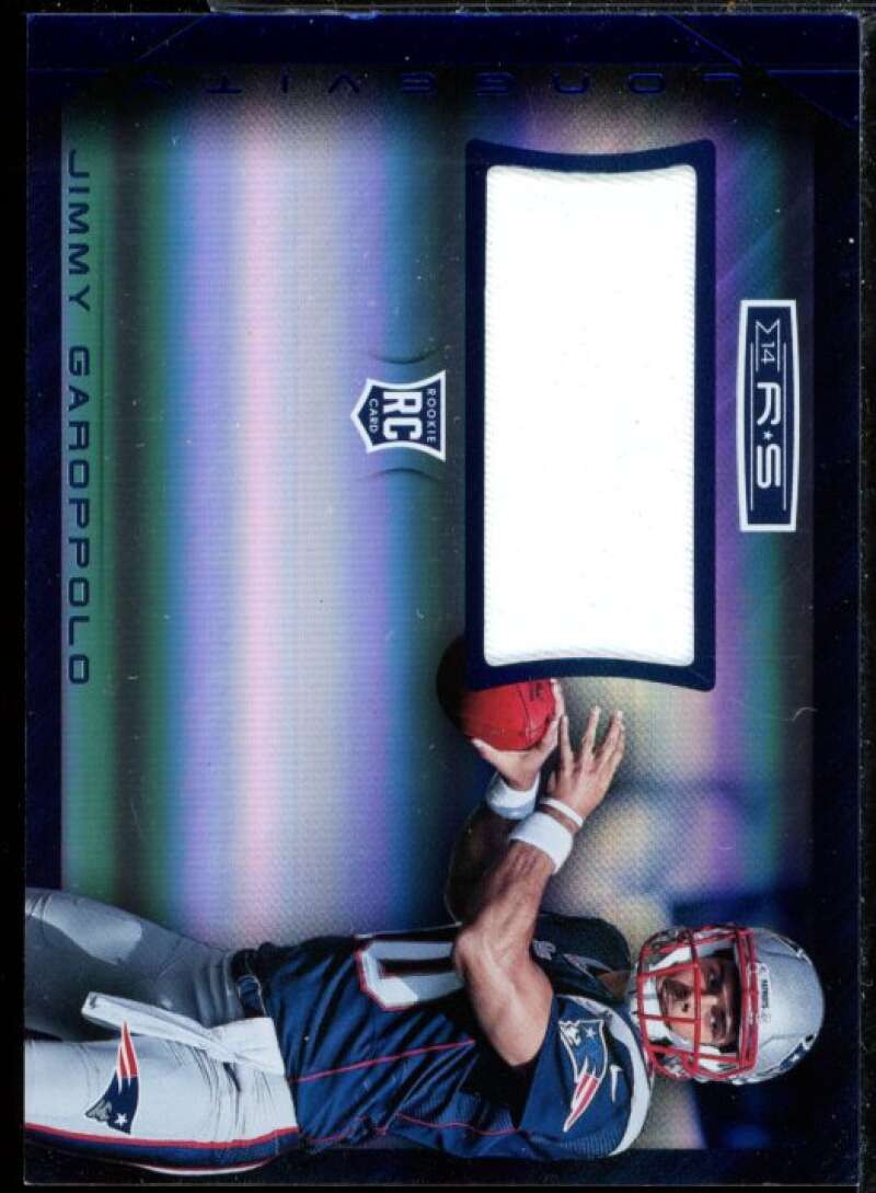 Jimmy Garoppolo Jersey Rookie Card 2014 Rookie and Stars #AM-JG  Image 1