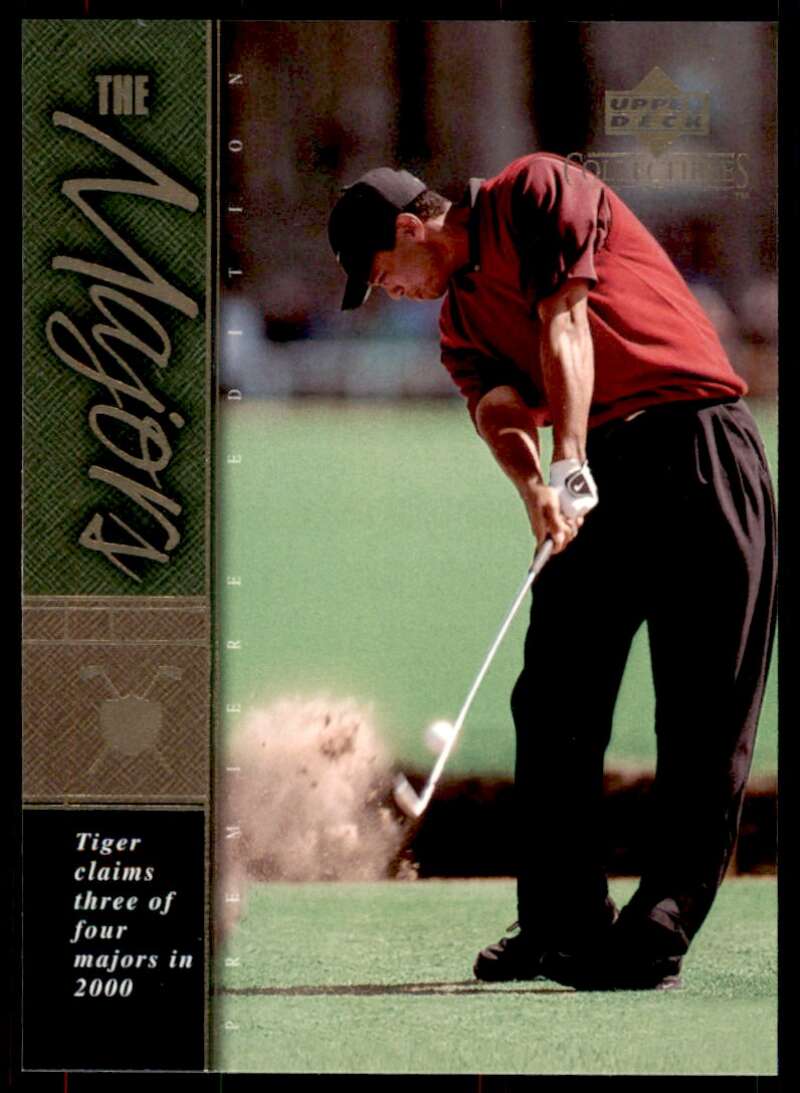 Tiger Woods Rookie Card 2001 Upper Deck The Majors Best Since Hogan #24 Image 1