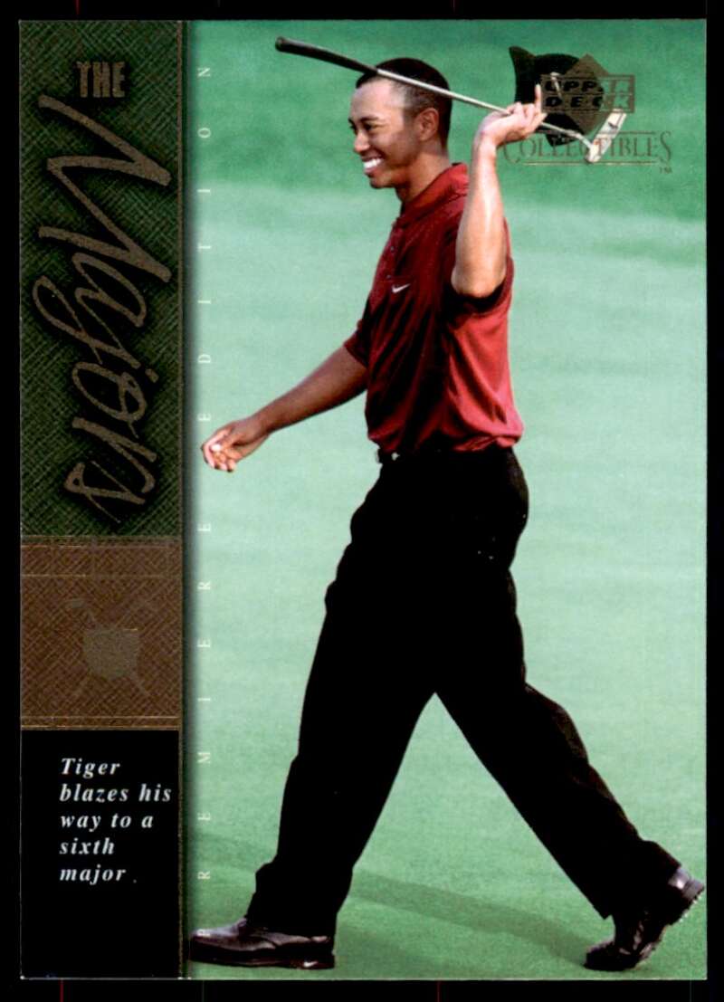 Tiger Woods Rookie Card 2001 Upper Deck The Majors Holder of all Four Majors #22 Image 1