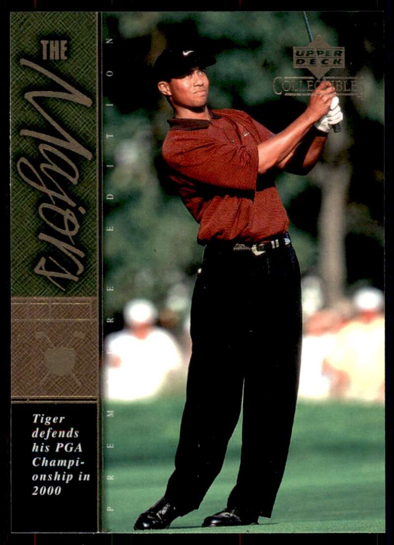 Tiger Woods Rookie Card 2001 Upper Deck The Majors First Since Danny Shute #25 Image 1
