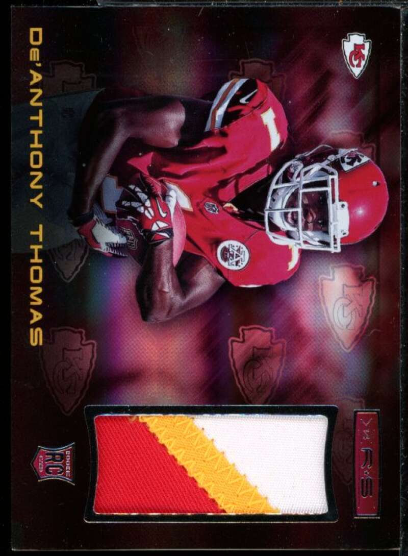 De'Anthony Thomas Prime 2014 Rookies and Stars Rookie Red Materials Jersey #9  Image 1