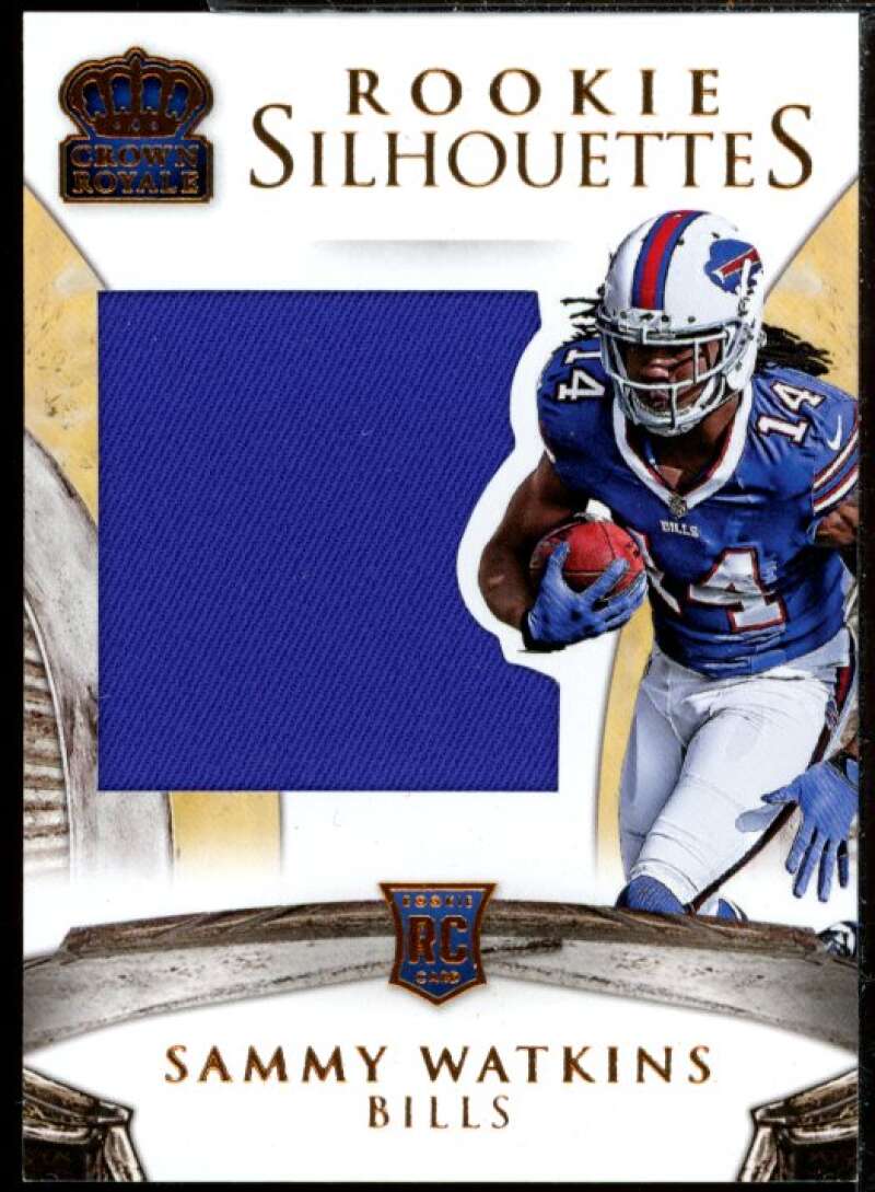 Sammy Watkins Rookie 2014 Crown Royale Rookie Silhouettes Jersey Materials #204  Image 1