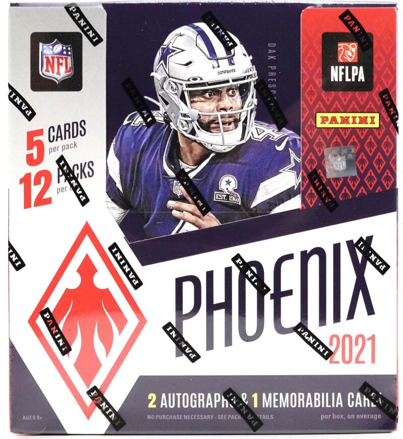 2021 Panini Phoenix Football Hobby Box Image 1