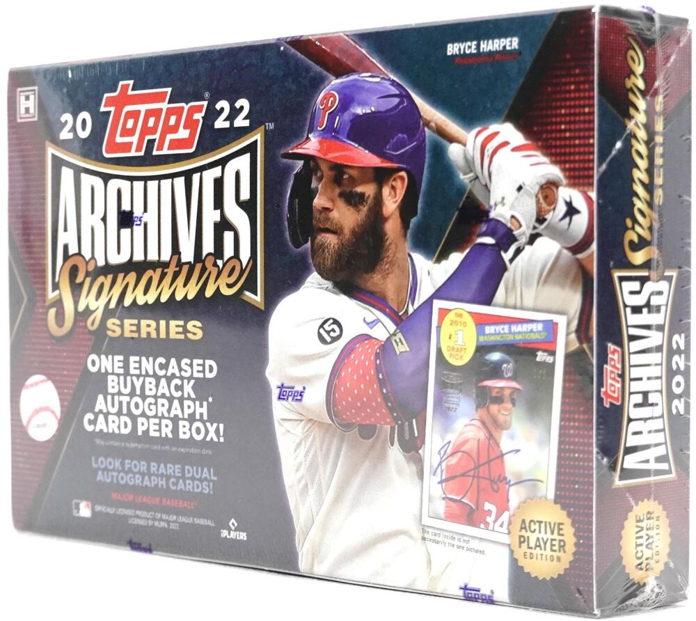 2022 Topps Archives Signature Series Baseball Hobby Box Image 2