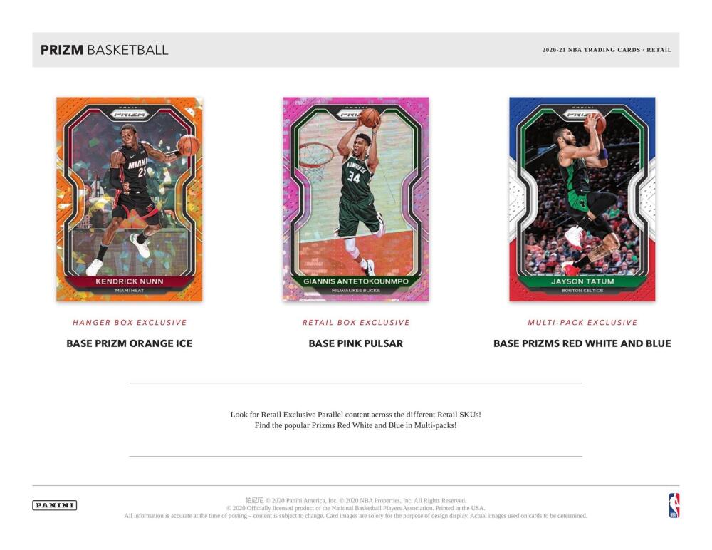 2020-21 Panini Prizm Basketball Retail 24-Pack Box Image 7