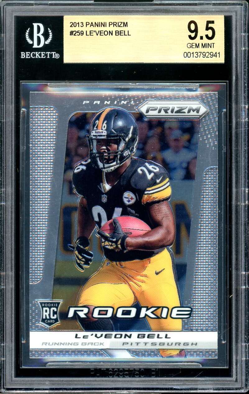 Le'Veon Bell Rookie Card 2013 Panini Prizm #259 BGS 9.5 Image 1