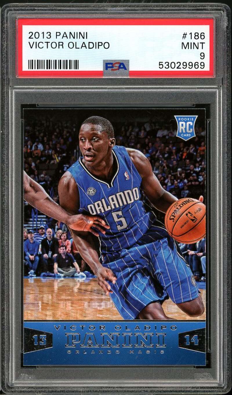 Victor Oladipo Rookie Card 2013-14 Panini #186 PSA 9 Image 1