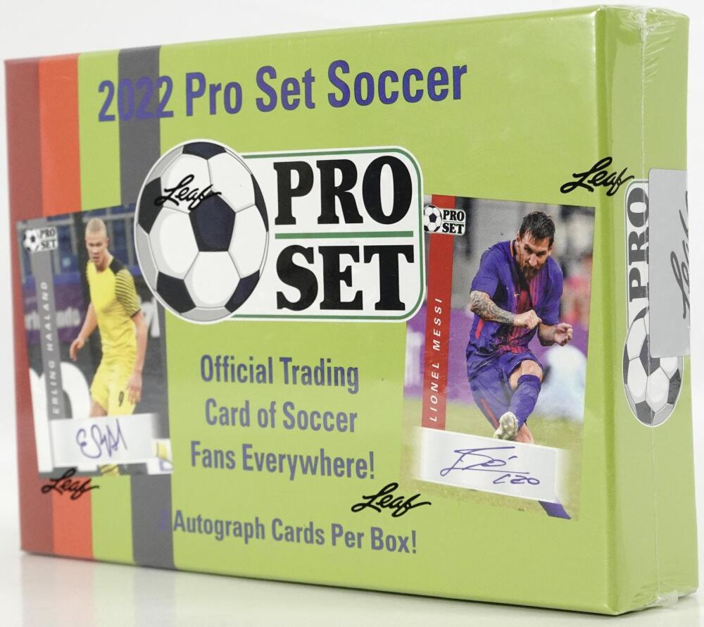 2022 Leaf Pro Set Soccer Hobby Box Image 2