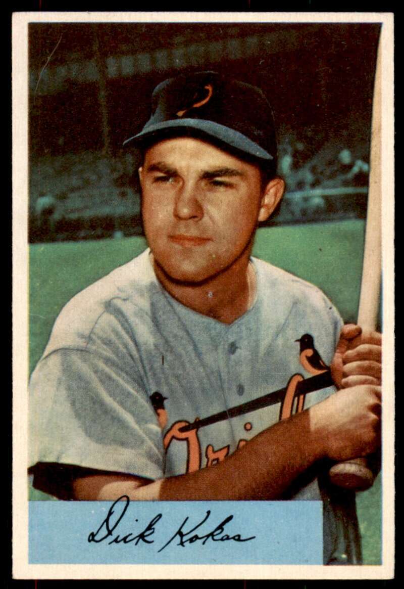 Dick Kokos Card 1954 Bowman #37 Image 1